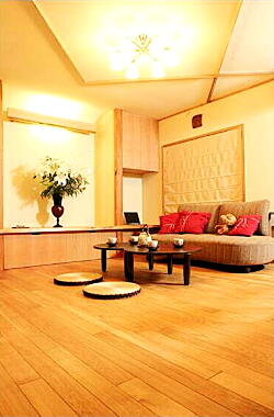 写真：無垢材・自然素材を使った施工例