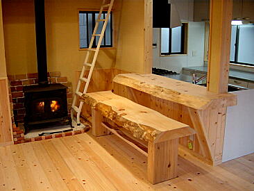 写真：無垢材・自然素材を使った施工例