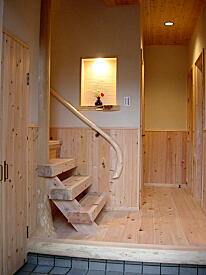 写真：無垢材・自然素材を使った施工例