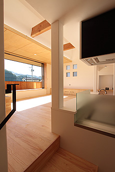 南部赤松（ナンブアカマツ）無垢フローリング　施工写真