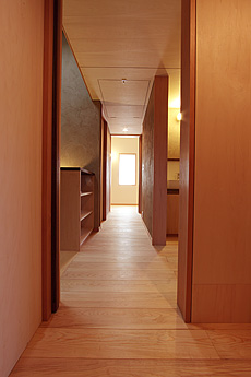 南部赤松（ナンブアカマツ）無垢フローリング　施工写真