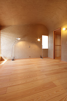 南部赤松（ナンブアカマツ）無垢フローリング　施工写真