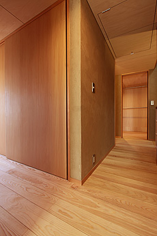 南部赤松（ナンブアカマツ）無垢フローリング　施工写真