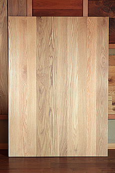 写真：ホワイトオーク　巾ハギ板