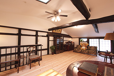 米松（ダグラスファー）　無垢フローリング　施工写真