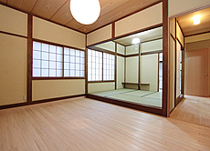 木曽桧（ひのき）　床暖房対応　無垢フローリング 施工写真