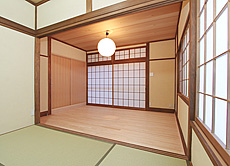 木曽桧（ひのき）　床暖房対応　無垢フローリング 施工写真