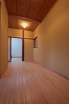 木曽桧（ひのき）　床暖房対応　無垢フローリング 施工写真