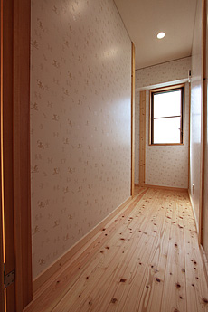 桧（ひのき）無垢フローリング　施工写真