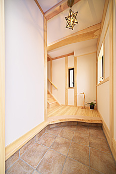 唐松（カラマツ・ラーチ）無垢フローリング　施工写真