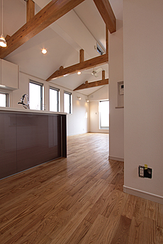 栗（くり） 無垢フローリング　施工写真