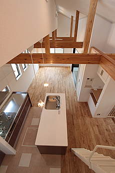 栗（くり） 無垢フローリング　施工写真