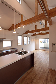 栗（くり） 無垢フローリング　施工写真