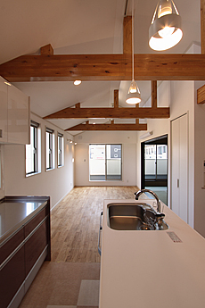 栗（くり） 無垢フローリング　施工写真