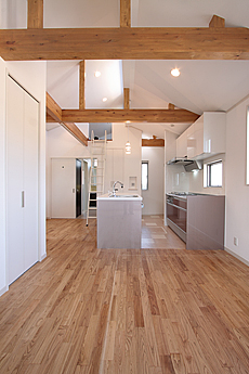 栗（くり） 無垢フローリング　施工写真