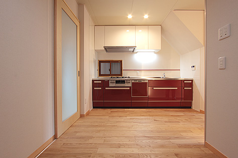 栗（くり） 無垢フローリング　施工写真