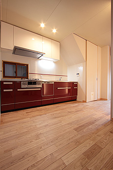 栗（くり） 無垢フローリング　施工写真