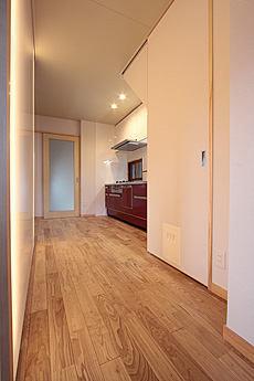 栗（くり） 無垢フローリング　施工写真