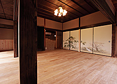 国産 栗（くり） 無垢フローリング　施工写真