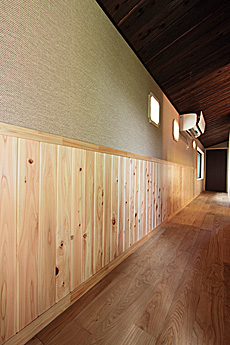 国産 栗（くり） 無垢フローリング　施工写真