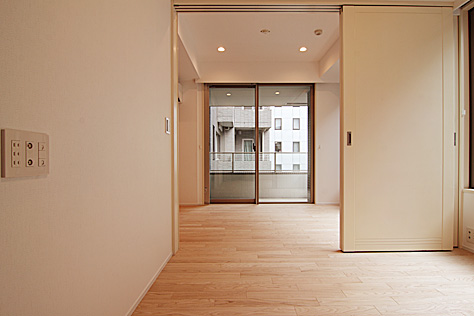 国産 栗（くり） 無垢フローリング　施工写真