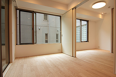 国産 栗（くり） 無垢フローリング　施工写真