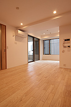 国産 栗（くり） 無垢フローリング　施工写真