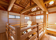 カエデ（メープル）無垢フローリング　施工写真