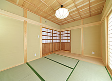 カエデ（メープル）無垢フローリング　施工写真