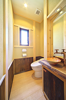 カエデ（メープル）無垢フローリング　施工写真