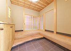 カエデ（メープル）無垢フローリング　施工写真