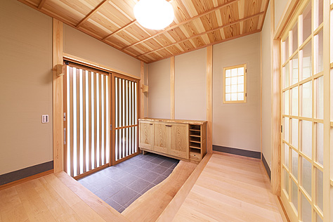 カエデ（メープル）無垢フローリング　施工写真