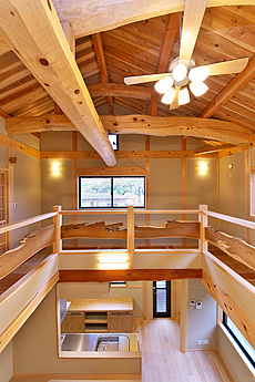 カエデ（メープル）無垢フローリング　施工写真