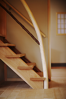 カエデ（メープル）無垢フローリング　施工写真