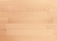 写真：楓（かえで） 無垢フローリング　ツナギ面V溝入りUNI　無塗装　節なし