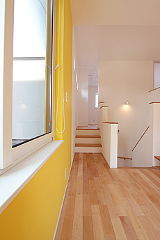 カエデ（メープル）無垢フローリング　施工写真