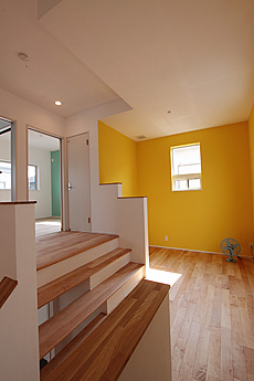 カエデ（メープル）無垢フローリング　施工写真