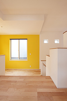 カエデ（メープル）無垢フローリング　施工写真