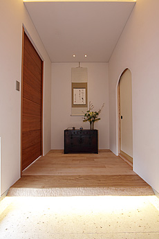 国産　板屋楓（イタヤ カエデ）無垢フローリング　施工写真