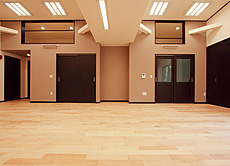 国産　板屋楓（イタヤ カエデ）無垢フローリング　施工写真