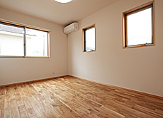 楢（なら／オーク） 無垢フローリング　施工写真