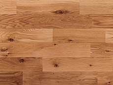 写真：ホワイトオーク 無垢フローリング　自然 OIL wax 塗装・UNI・節あり