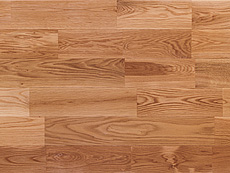 写真：ホワイトオーク 無垢フローリング　自然 OIL wax 塗装・UNI・小節