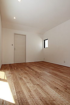 ホワイト オーク 無垢フローリング　施工写真