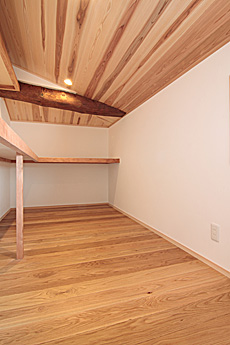 ホワイト オーク 無垢フローリング　施工写真