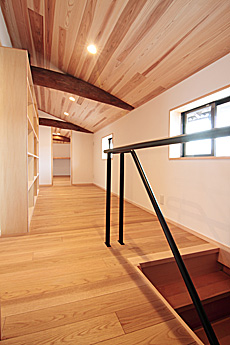 ホワイト オーク 無垢フローリング　施工写真