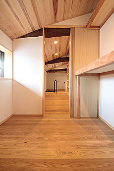 ホワイト オーク 無垢フローリング　施工写真