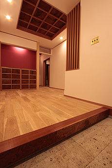 山桜（本桜）　無垢フローリング　施工写真