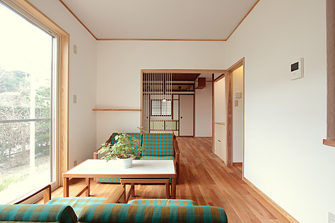 山桜（本桜）　無垢フローリング　施工写真