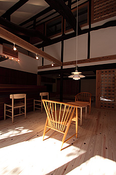 杉（すぎ）無垢フローリング　施工写真